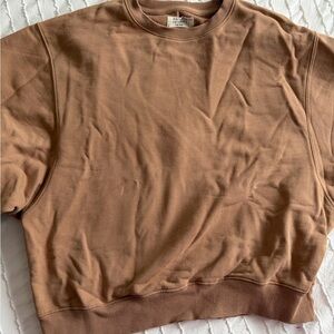 Brunette The Label Brown Crew Neck Sweater